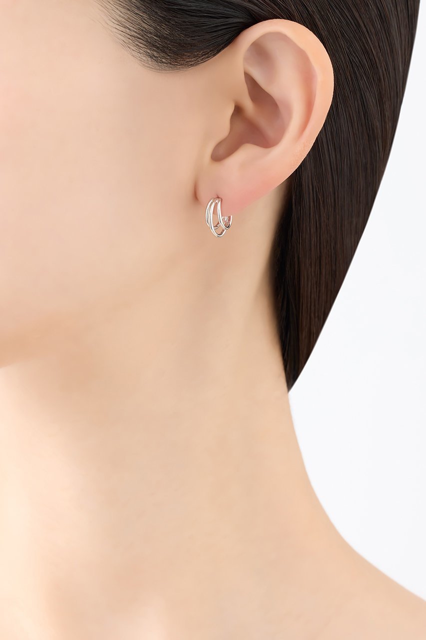 【マリハ/MARIHA】の願い事 フープピアス 3連 S 人気、トレンドファッション・服の通販 founy(ファニー) 　ファッション　Fashion　レディースファッション　Fashion for Women　ジュエリー　Jewelry　ファッションリング　Fashion Rings　イヤリング・フープ・ドロップタイプ　Hoop, Drop & Clip Earrings　おすすめ　Recommended / Our Picks　イヤリング　Earrings　シルバー　Silver, Metallic Silver　シンプル　Simple, Minimal　フープ　Hoop, Hoop Earrings　エレガント 上品　Elegant　other-2|ID: prp329100004043196 ipo3291000000035755280