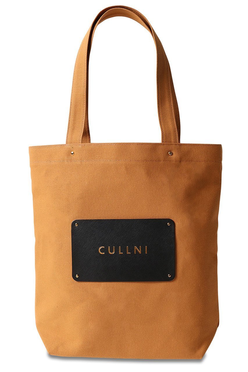 【クルニ/CULLNI】の【UNISEX】コットン トートバッグ インテリア・キッズ・メンズ・レディースファッション・服の通販 founy(ファニー) 　ファッション　Fashion　レディースファッション　Fashion for Women　バッグ　Bags　ユニセックス　Unisex, Genderless　シンプル　Simple, Minimal　トートバッグ　Tote Bag, Large Shoulder Bag　パッチ　Patch, Appliqué　キャメル|ID: prp329100004043222 ipo3291000000032795333