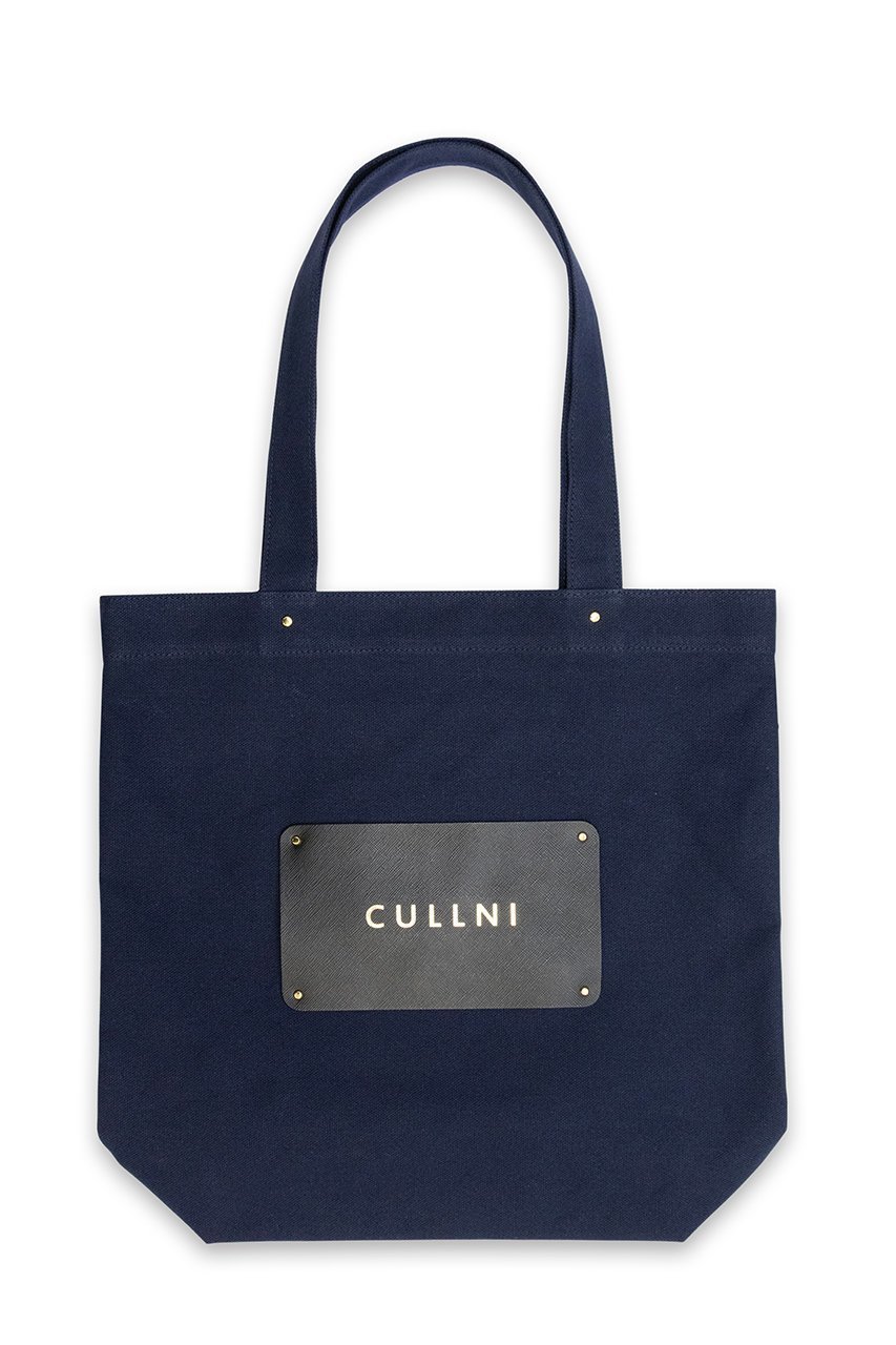 【クルニ/CULLNI】の【UNISEX】コットン トートバッグ インテリア・キッズ・メンズ・レディースファッション・服の通販 founy(ファニー) 　ファッション　Fashion　レディースファッション　Fashion for Women　バッグ　Bags　ユニセックス　Unisex, Genderless　シンプル　Simple, Minimal　トートバッグ　Tote Bag, Large Shoulder Bag　パッチ　Patch, Appliqué　ダークネイビー|ID: prp329100004043222 ipo3291000000032795343