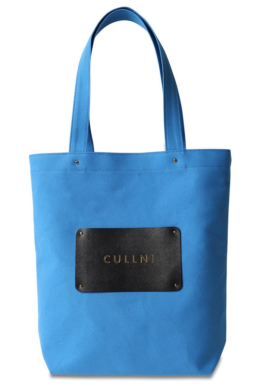 【クルニ/CULLNI】のコットン トートバッグ インテリア・キッズ・メンズ・レディースファッション・服の通販 founy(ファニー) 　ファッション　Fashion　レディースファッション　Fashion for Women　バッグ　Bags　ユニセックス　Unisex, Genderless　シンプル　Simple, Minimal　トートバッグ　Tote Bag, Large Shoulder Bag　パッチ　Patch, Appliqué　サファイアブルー|ID: prp329100004043222 ipo3291000000036035325