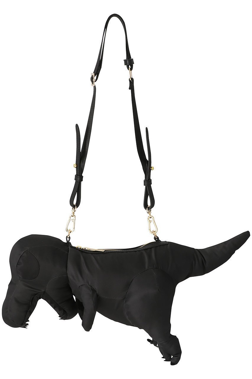 【メゾン ミハラヤスヒロ/Maison MIHARA YASUHIRO】の【UNISEX】DOLLS T-REX ショルダーバッグ インテリア・キッズ・メンズ・レディースファッション・服の通販 founy(ファニー) 　ファッション　Fashion　レディースファッション　Fashion for Women　バッグ　Bags　ユニセックス　Unisex, Genderless　パーティ　Party, Party Style　フォルム　Silhouette, Form　ブラック|ID: prp329100004044940 ipo3291000000036884477