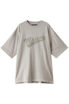 【メゾンスペシャル/MAISON SPECIAL】の【UNISEX】ピグメントmaisonTシャツ カレッジ G.BGE(グレーベージュ)|ID:prp329100004045587