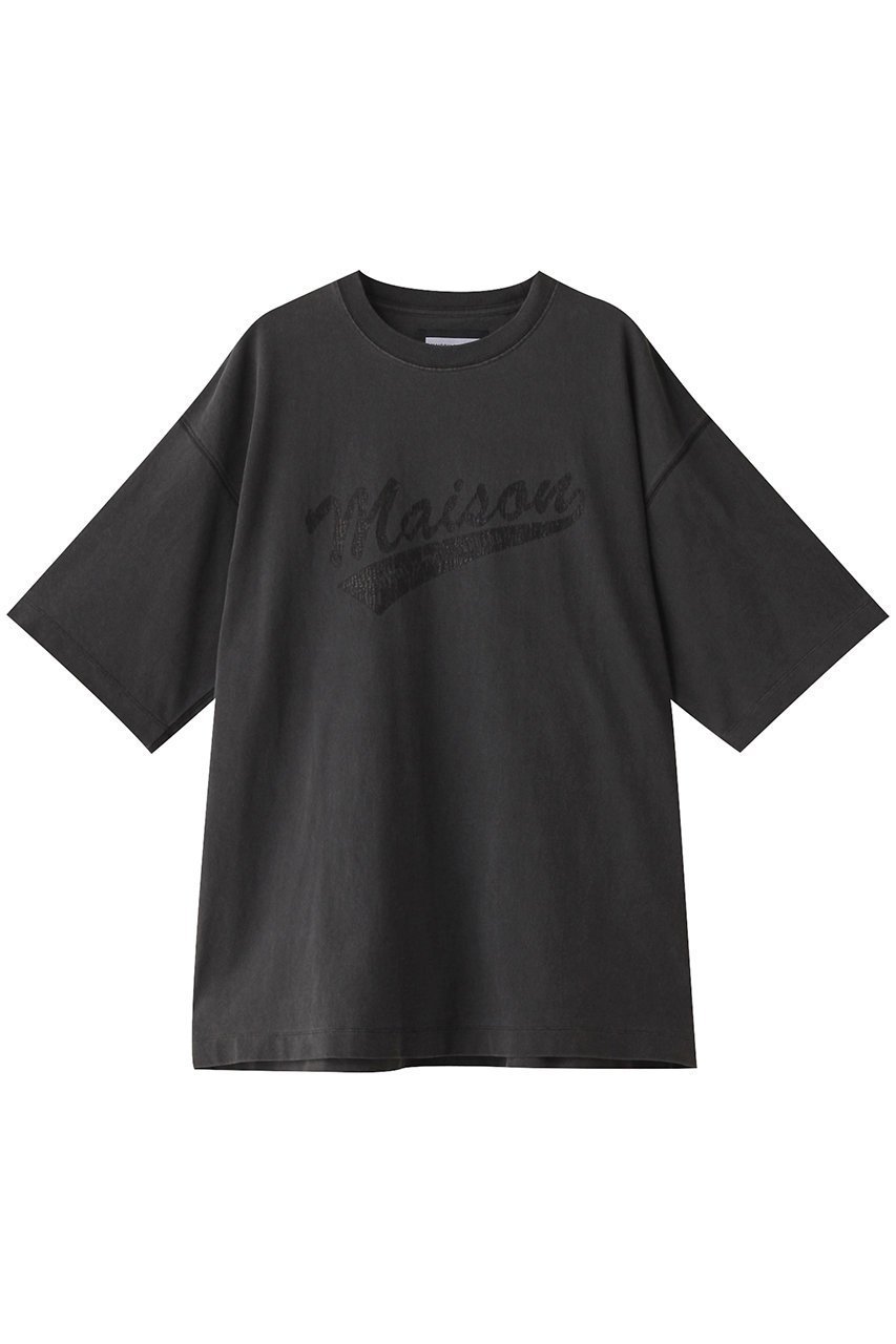 【メゾンスペシャル/MAISON SPECIAL】の【UNISEX】ピグメントmaisonTシャツ カレッジ インテリア・キッズ・メンズ・レディースファッション・服の通販 founy(ファニー) 　ファッション　Fashion　レディースファッション　Fashion for Women　トップス・カットソー　Cut & Sew Tops　シャツ・ブラウス・オフィスカジュアル　Elegant Blouses & Button-Ups　ロングTシャツ・Tシャツ　Longline T-Shirts & Tees　カットソー・ベーシックTシャツ　Cut-and-Sewn Tops / Stretch Tees & Basics　ユニセックス　Unisex, Genderless　ショート　Short, Short Length　シンプル　Simple, Minimal　スリーブ　Sleeve, Long Sleeve / Short Sleeve　ビンテージ　Vintage, Retro Style　プリント　Print, Printed Pattern　C.GRY(チャコールグレー)|ID: prp329100004045587 ipo3291000000035934634