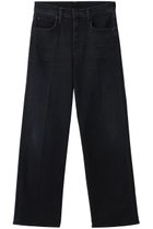 【マザー/MOTHER】のTHE MID RISE ZIP RAMBLER ANKLE ストレートデニム(NIV) ブラック|ID: prp329100004045599 ipo3291000000036567487