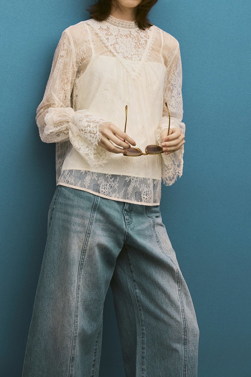 【アルアバイル/allureville】のラインデニムパンツ 人気、トレンドファッション・服の通販 founy(ファニー) 　ファッション　Fashion　レディースファッション　Fashion for Women　パンツ　Pants & Trousers　デニムパンツ・ジーンズ・美脚デニム　Denim Jeans & Pants　シンプル　Simple, Minimal　センター　Center, Center Line　ダメージ　Distressed, Destroyed　デニム　Denim, Jeans Material　フェミニン　Feminine, Girly　フォルム　Silhouette, Form　other-8|ID: prp329100004045613 ipo3291000000032936583