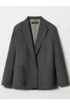 【アルアバイル/allureville】のビスコースウールボタンレスジャケット 人気、トレンドファッション・服の通販 founy(ファニー) ファッション Fashion レディースファッション Fashion for Women アウター Coat / Outerwear Collection レディースジャケット・軽アウター Jackets おすすめ Recommended / Our Picks ショルダー Shoulder, Shoulder Strap ジャケット Jacket, Outerwear トレンド Trend, Trending Now マニッシュ Mannish, Boyish リラックス Relax, Relaxed Fit thumbnail グレー|ID: prp329100004045619 ipo3291000000033705458