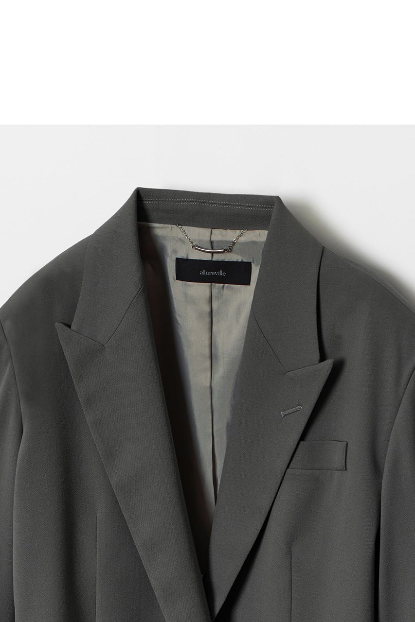 【アルアバイル/allureville】のビスコースウールボタンレスジャケット 人気、トレンドファッション・服の通販 founy(ファニー) 　ファッション　Fashion　レディースファッション　Fashion for Women　アウター　Coat / Outerwear Collection　レディースジャケット・軽アウター　Jackets　おすすめ　Recommended / Our Picks　ショルダー　Shoulder, Shoulder Strap　ジャケット　Jacket, Outerwear　トレンド　Trend, Trending Now　マニッシュ　Mannish, Boyish　リラックス　Relax, Relaxed Fit　other-3|ID: prp329100004045619 ipo3291000000033705460