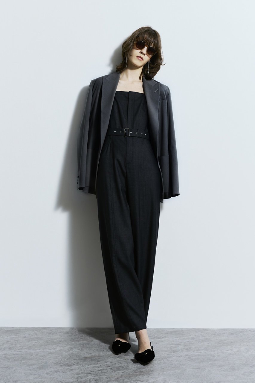 【アルアバイル/allureville】のビスコースウールボタンレスジャケット 人気、トレンドファッション・服の通販 founy(ファニー) 　ファッション　Fashion　レディースファッション　Fashion for Women　アウター　Coat / Outerwear Collection　レディースジャケット・軽アウター　Jackets　おすすめ　Recommended / Our Picks　ショルダー　Shoulder, Shoulder Strap　ジャケット　Jacket, Outerwear　トレンド　Trend, Trending Now　マニッシュ　Mannish, Boyish　リラックス　Relax, Relaxed Fit　other-8|ID: prp329100004045619 ipo3291000000033705465