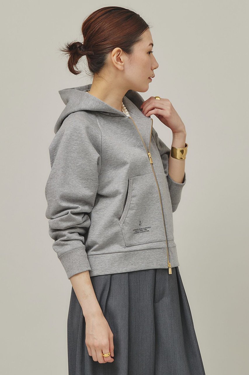 【カレンソロジー/Curensology】の〈&RC〉ヘビーウラケショートパーカー 人気、トレンドファッション・服の通販 founy(ファニー) 　ファッション　Fashion　レディースファッション　Fashion for Women　トップス・カットソー　Cut & Sew Tops　シャツ・ブラウス・オフィスカジュアル　Elegant Blouses & Button-Ups　レディースパーカー・カジュアルフーディー　Casual Hoodies & Sweatshirts　ロングTシャツ・Tシャツ　Longline T-Shirts & Tees　スウェット・クルーネックトップス　Sweatshirts & Crewnecks / Relaxed Fit Sweat Tops　カットソー・ベーシックTシャツ　Cut-and-Sewn Tops / Stretch Tees & Basics　インナー　Innerwear　カーゴパンツ　Cargo Pants, Utility Pants　キャラクター　Character, Licensed Characters　コンパクト　Compact, Small Size　ショート　Short, Short Length　ジップ　Zip, Zipper　チュニック　Tunic, Long Top　デニム　Denim, Jeans Material　パーカー　Hoodie, Parka　ボトム　Bottoms, Lower Wear　羽織　Haori, Light Jacket　ミリタリー　Military, Army Style　ワーク　Workwear, Utility Style　おすすめ　Recommended / Our Picks　other-5|ID: prp329100004045621 ipo3291000000035829788