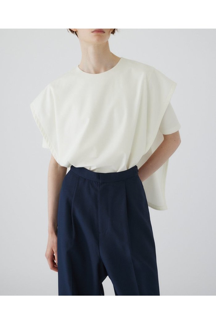 【リムアーク/RIM.ARK】のLayered square cut tops/トップス インテリア・キッズ・メンズ・レディースファッション・服の通販 founy(ファニー) https://founy.com/ ファッション Fashion レディースファッション WOMEN トップス・カットソー Tops/Tshirt シャツ/ブラウス Shirts/Blouses ロング / Tシャツ T-Shirts カットソー Cut and Sewn 2024年 2024 2024-2025秋冬・A/W Aw/Autumn/Winter/Fw/Fall/2024-2025 A/W・秋冬 Aw・Autumn/Winter・Fw・Fall-Winter カットソー Cut And Sew ショート Short スリーブ Sleeve ドッキング Docking ドレープ Drape リラックス Relax 夏 Summer |ID: prp329100004045660 ipo3291000000027072867