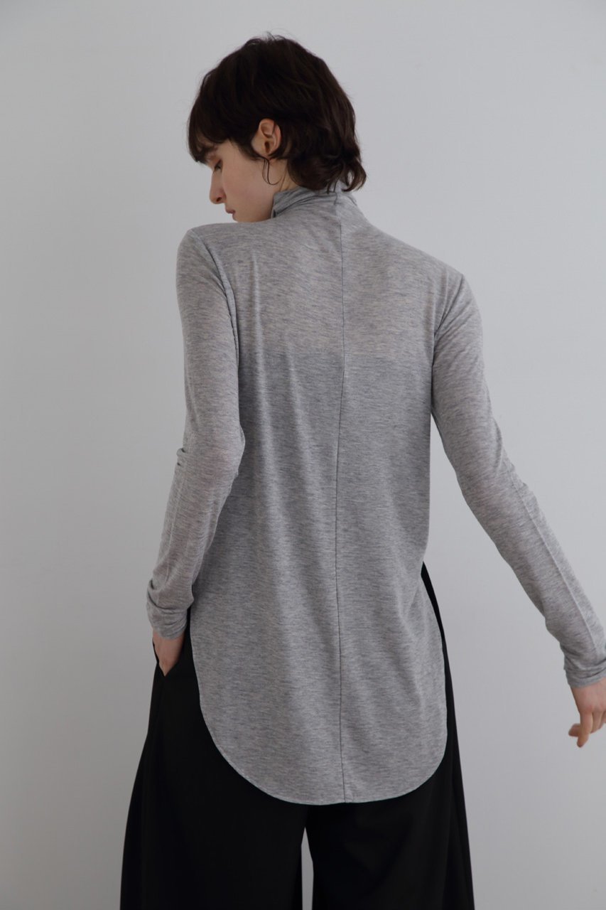 【ル フィル/LE PHIL】のシアージャージートップス 人気、トレンドファッション・服の通販 founy(ファニー) 　ファッション　Fashion　レディースファッション　Fashion for Women　トップス・カットソー　Cut & Sew Tops　シャツ・ブラウス・オフィスカジュアル　Elegant Blouses & Button-Ups　ロングTシャツ・Tシャツ　Longline T-Shirts & Tees　カットソー・ベーシックTシャツ　Cut-and-Sewn Tops / Stretch Tees & Basics　なめらか　Smooth, Silky Texture　インナー　Innerwear　シンプル　Simple, Minimal　スリーブ　Sleeve, Long Sleeve / Short Sleeve　ロング　Long, Long-Length　秋　Autumn　other-2|ID: prp329100004045661 ipo3291000000032898629
