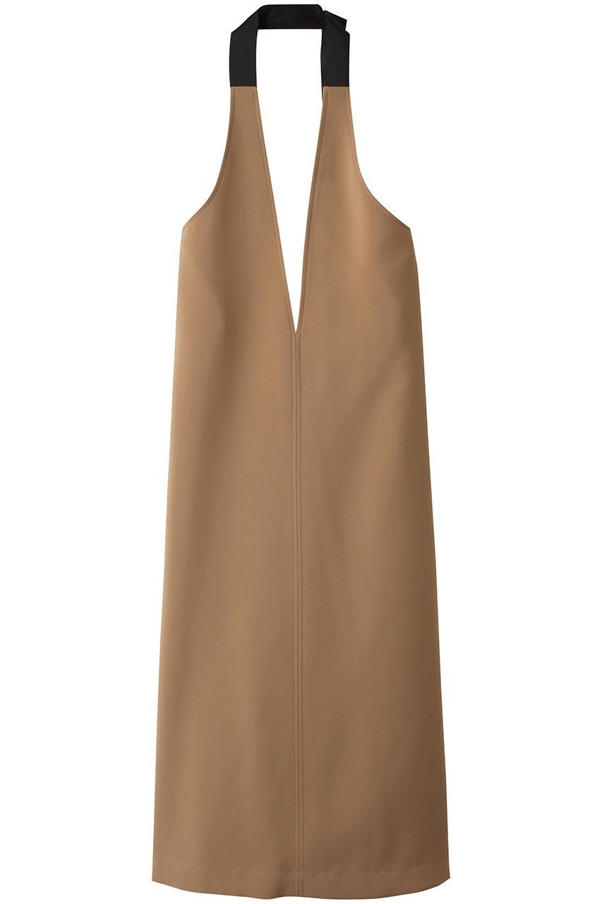 【ル フィル/LE PHIL】のダブルクロスホルターネックワンピース 人気、トレンドファッション・服の通販 founy(ファニー) 　ファッション　Fashion　レディースファッション　Fashion for Women　ワンピース　Dresses　チュニック　Tunic Tops & Dresses　カットソー　Cut and Sewn Top　ストレッチ　Stretch, Stretchy Fabric　スマート　Smart, Elegant　ダブル　Double, Double-Breasted　チュニック　Tunic, Long Top　ロング　Long, Long-Length　ワーク　Workwear, Utility Style　エレガント 上品　Elegant　 other-1|ID: prp329100004045663 ipo3291000000032895541