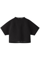 【ル フィル/LE PHIL】のライトボンディングクロップトップス 人気、トレンドファッション・服の通販 founy(ファニー) ファッション Fashion レディースファッション Fashion for Women トップス・カットソー Cut & Sew Tops シャツ・ブラウス・オフィスカジュアル Elegant Blouses & Button-Ups ロングTシャツ・Tシャツ Longline T-Shirts & Tees カットソー・ベーシックTシャツ Cut-and-Sewn Tops / Stretch Tees & Basics ショート Short, Short Length シンプル Simple, Minimal スリーブ Sleeve, Long Sleeve / Short Sleeve ハーフ Half, Half-Length ボンディング Bonding, Bonded Fabric 再入荷 Restock / Back in Stock thumbnail ブラック|ID: prp329100004045665 ipo3291000000032923571