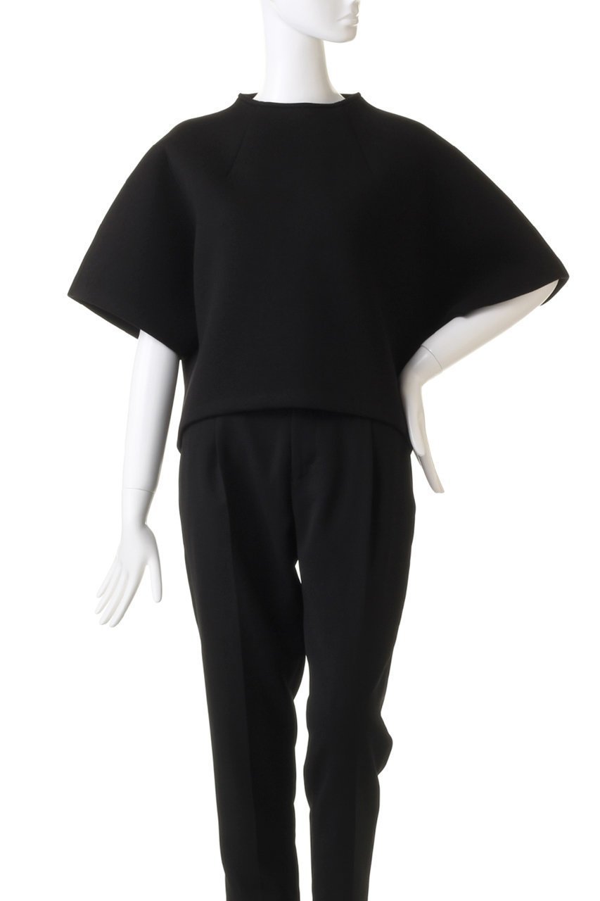 【ル フィル/LE PHIL】のライトボンディングクロップトップス 人気、トレンドファッション・服の通販 founy(ファニー) 　ファッション　Fashion　レディースファッション　Fashion for Women　トップス・カットソー　Cut & Sew Tops　シャツ・ブラウス・オフィスカジュアル　Elegant Blouses & Button-Ups　ロングTシャツ・Tシャツ　Longline T-Shirts & Tees　カットソー・ベーシックTシャツ　Cut-and-Sewn Tops / Stretch Tees & Basics　ショート　Short, Short Length　シンプル　Simple, Minimal　スリーブ　Sleeve, Long Sleeve / Short Sleeve　ハーフ　Half, Half-Length　ボンディング　Bonding, Bonded Fabric　再入荷　Restock / Back in Stock　other-2|ID: prp329100004045665 ipo3291000000032923585