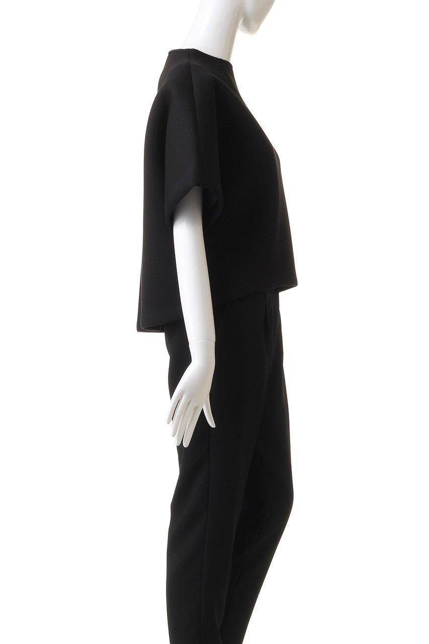 【ル フィル/LE PHIL】のライトボンディングクロップトップス 人気、トレンドファッション・服の通販 founy(ファニー) 　ファッション　Fashion　レディースファッション　Fashion for Women　トップス・カットソー　Cut & Sew Tops　シャツ・ブラウス・オフィスカジュアル　Elegant Blouses & Button-Ups　ロングTシャツ・Tシャツ　Longline T-Shirts & Tees　カットソー・ベーシックTシャツ　Cut-and-Sewn Tops / Stretch Tees & Basics　ショート　Short, Short Length　シンプル　Simple, Minimal　スリーブ　Sleeve, Long Sleeve / Short Sleeve　ハーフ　Half, Half-Length　ボンディング　Bonding, Bonded Fabric　再入荷　Restock / Back in Stock　other-3|ID: prp329100004045665 ipo3291000000032923594