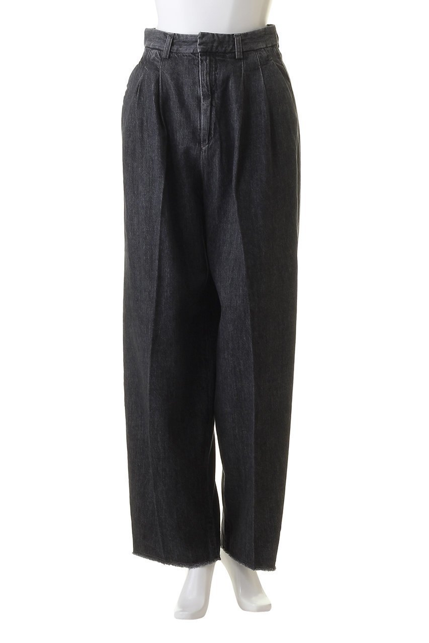 【サードマガジン/THIRD MAGAZINE】のデニムタックパンツ 人気、トレンドファッション・服の通販 founy(ファニー) 　ファッション　Fashion　レディースファッション　Fashion for Women　パンツ　Pants & Trousers　デニムパンツ・ジーンズ・美脚デニム　Denim Jeans & Pants　おすすめ　Recommended / Our Picks　クロップド　Cropped, Short Length　デニム　Denim, Jeans Material　トレンド　Trend, Trending Now　バランス　Balance, Style Balance　バルーン　Balloon, Balloon Silhouette　マニッシュ　Mannish, Boyish　ロング　Long, Long-Length　other-2|ID: prp329100004045667 ipo3291000000032818426