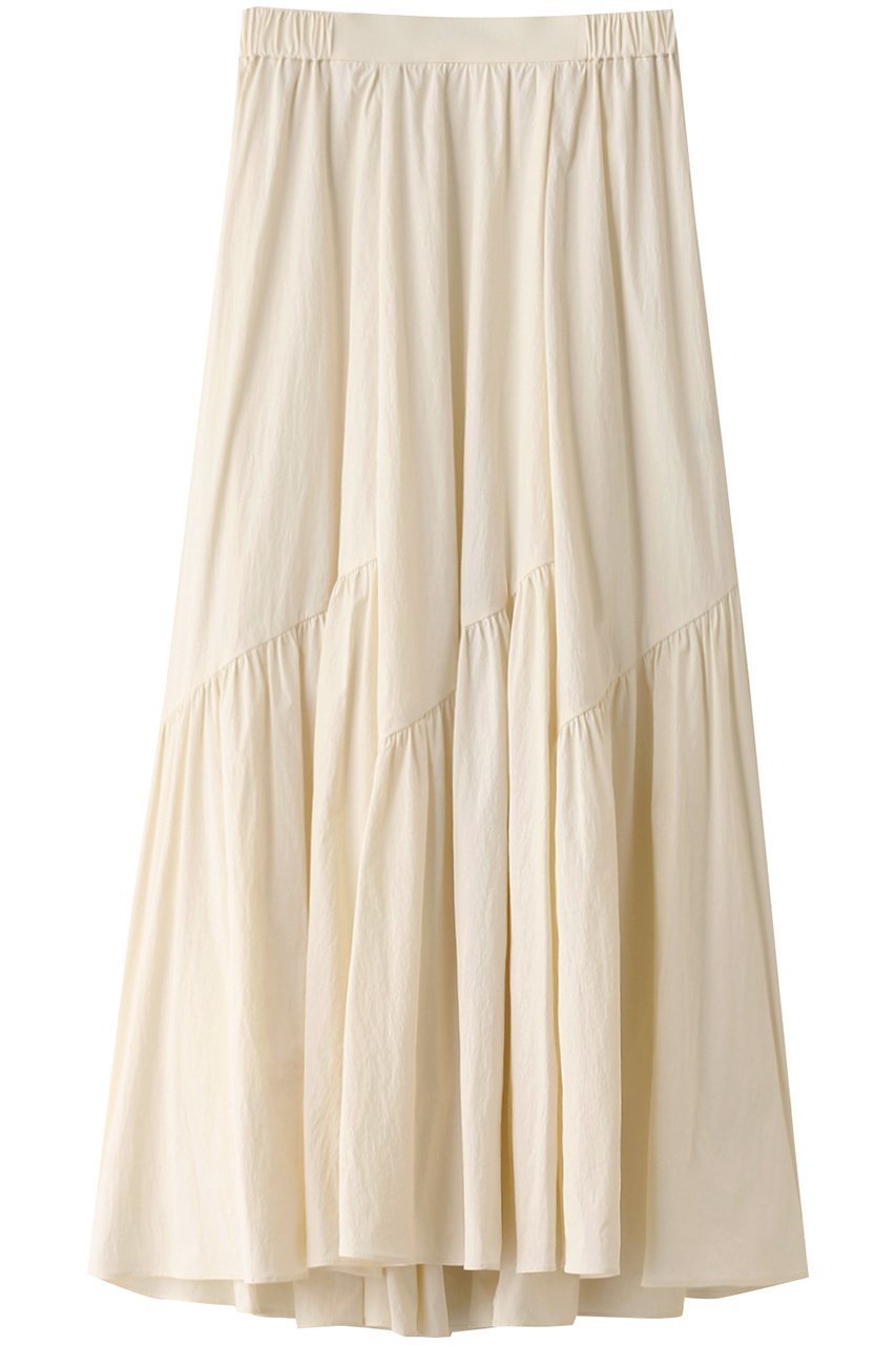 【アルアバイル/allureville】のバイヤス切替ギャザースカート A インテリア・キッズ・メンズ・レディースファッション・服の通販 founy(ファニー) ファッション Fashion レディースファッション Fashion for Women スカート Skirts ロングスカート Long Skirts / Maxi & Midi Skirts ギャザー Gathered, Ruffled シンプル Simple, Minimal ロング Long, Long-Length 切替 Switching, Contrast Panel 夏 Summer アイボリー|ID: prp329100004045672 ipo3291000000032895886