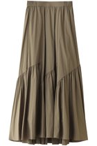 【アルアバイル/allureville】のバイヤス切替ギャザースカート A カーキ|ID: prp329100004045672 ipo3291000000032895889