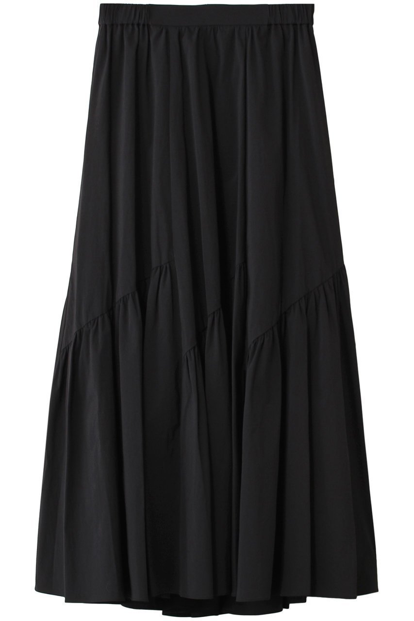 【アルアバイル/allureville】のバイヤス切替ギャザースカート A インテリア・キッズ・メンズ・レディースファッション・服の通販 founy(ファニー) ファッション Fashion レディースファッション Fashion for Women スカート Skirts ロングスカート Long Skirts / Maxi & Midi Skirts ギャザー Gathered, Ruffled シンプル Simple, Minimal ロング Long, Long-Length 切替 Switching, Contrast Panel 夏 Summer ブラック|ID: prp329100004045672 ipo3291000000032895892