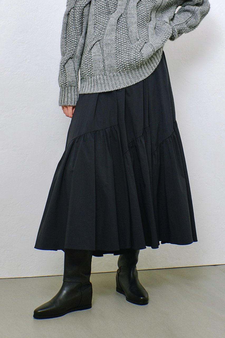 【アルアバイル/allureville】のバイヤス切替ギャザースカート A 人気、トレンドファッション・服の通販 founy(ファニー) ファッション Fashion レディースファッション Fashion for Women スカート Skirts ロングスカート Long Skirts / Maxi & Midi Skirts ギャザー Gathered, Ruffled シンプル Simple, Minimal ロング Long, Long-Length 切替 Switching, Contrast Panel 夏 Summer other-6|ID: prp329100004045672 ipo3291000000032895908