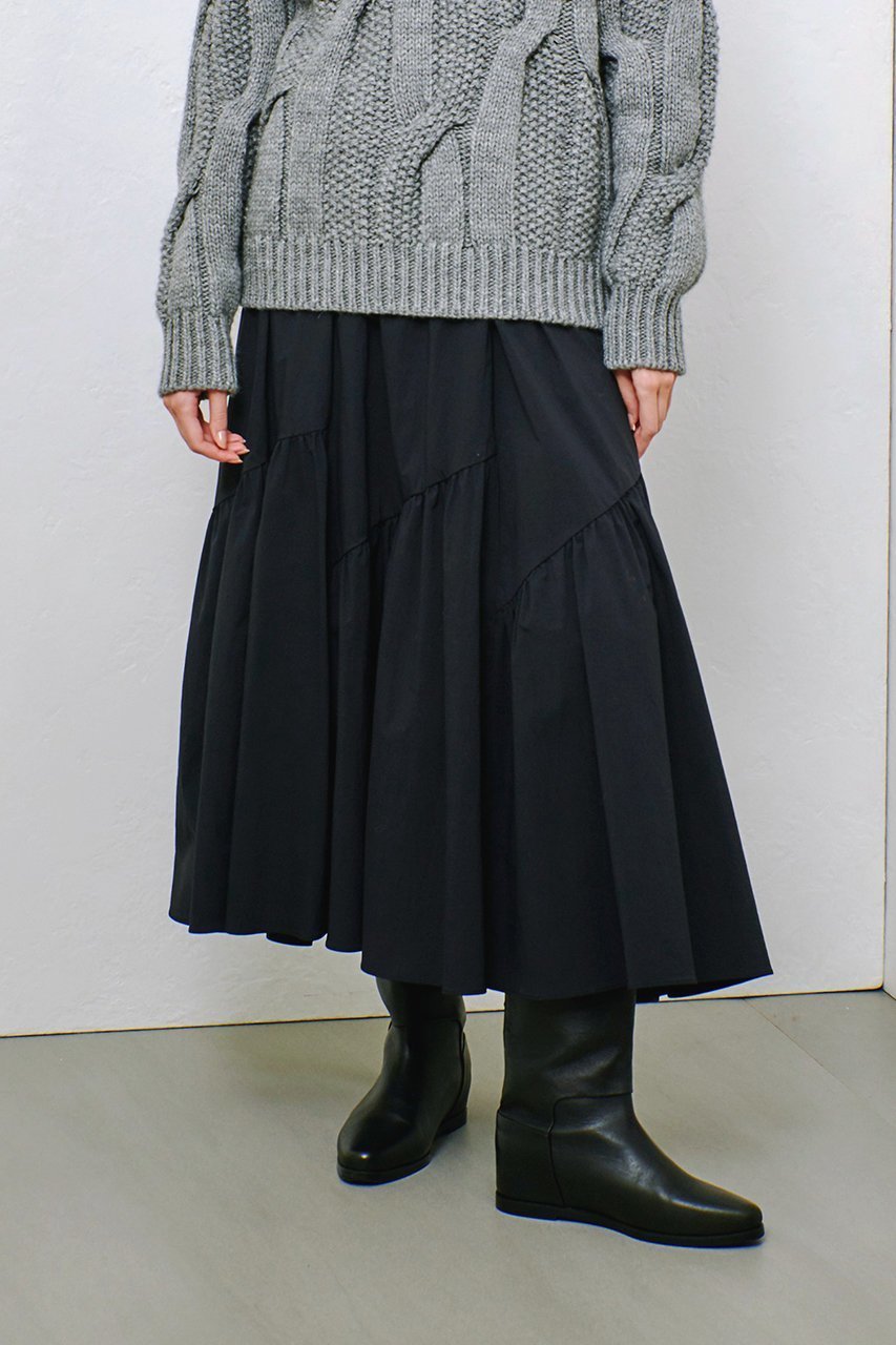 【アルアバイル/allureville】のバイヤス切替ギャザースカート A 人気、トレンドファッション・服の通販 founy(ファニー) ファッション Fashion レディースファッション Fashion for Women スカート Skirts ロングスカート Long Skirts / Maxi & Midi Skirts ギャザー Gathered, Ruffled シンプル Simple, Minimal ロング Long, Long-Length 切替 Switching, Contrast Panel 夏 Summer other-7|ID: prp329100004045672 ipo3291000000032895911