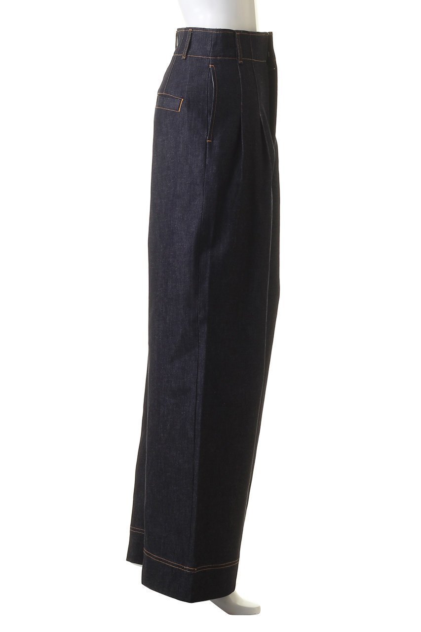 【ジェイドット/j.】のインディゴデニムタックワイドパンツ 人気、トレンドファッション・服の通販 founy(ファニー) 　ファッション　Fashion　レディースファッション　Fashion for Women　パンツ　Pants & Trousers　デニムパンツ・ジーンズ・美脚デニム　Denim Jeans & Pants　デニム　Denim, Jeans Material　バランス　Balance, Style Balance　ヴィンテージ　Vintage Style　other-3|ID: prp329100004045686 ipo3291000000035755313