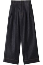 【ジェイドット/j.】のインディゴデニムタックワイドパンツ ネイビー|ID: prp329100004045686 ipo3291000000036095861
