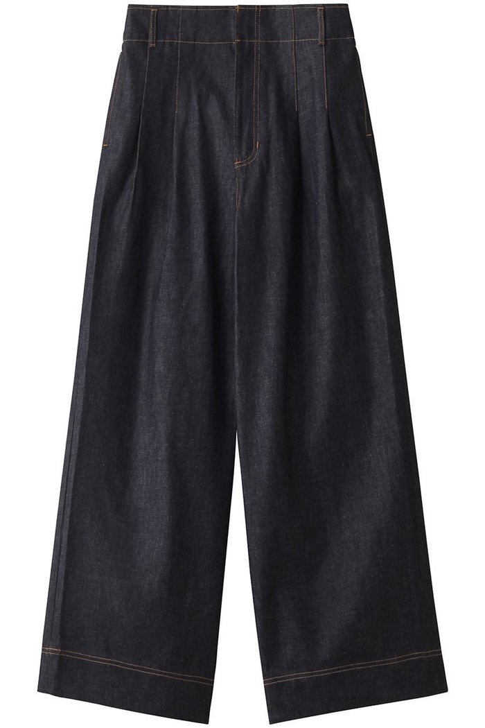 【ジェイドット/j.】のインディゴデニムタックワイドパンツ インテリア・キッズ・メンズ・レディースファッション・服の通販 founy(ファニー) https://founy.com/ ファッション Fashion レディースファッション Fashion for Women パンツ Pants & Trousers デニムパンツ・ジーンズ・美脚デニム Denim Jeans & Pants デニム Denim, Jeans Material バランス Balance, Style Balance ヴィンテージ Vintage Style |ID: prp329100004045686 ipo3291000000036601227