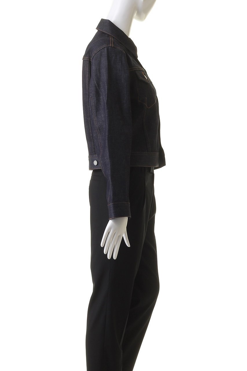 【ジェイドット/j.】のインディゴデニムジャケット 人気、トレンドファッション・服の通販 founy(ファニー) 　ファッション　Fashion　レディースファッション　WOMEN　アウター　Coat Outerwear　ジャケット　Jackets　デニムジャケット　Denim Jackets　インディゴ　Indigo　コンパクト　Compact　ジャケット　Jacket　デニム　Denim　フォルム　Form　other-3|ID: prp329100004045687 ipo3291000000031431555