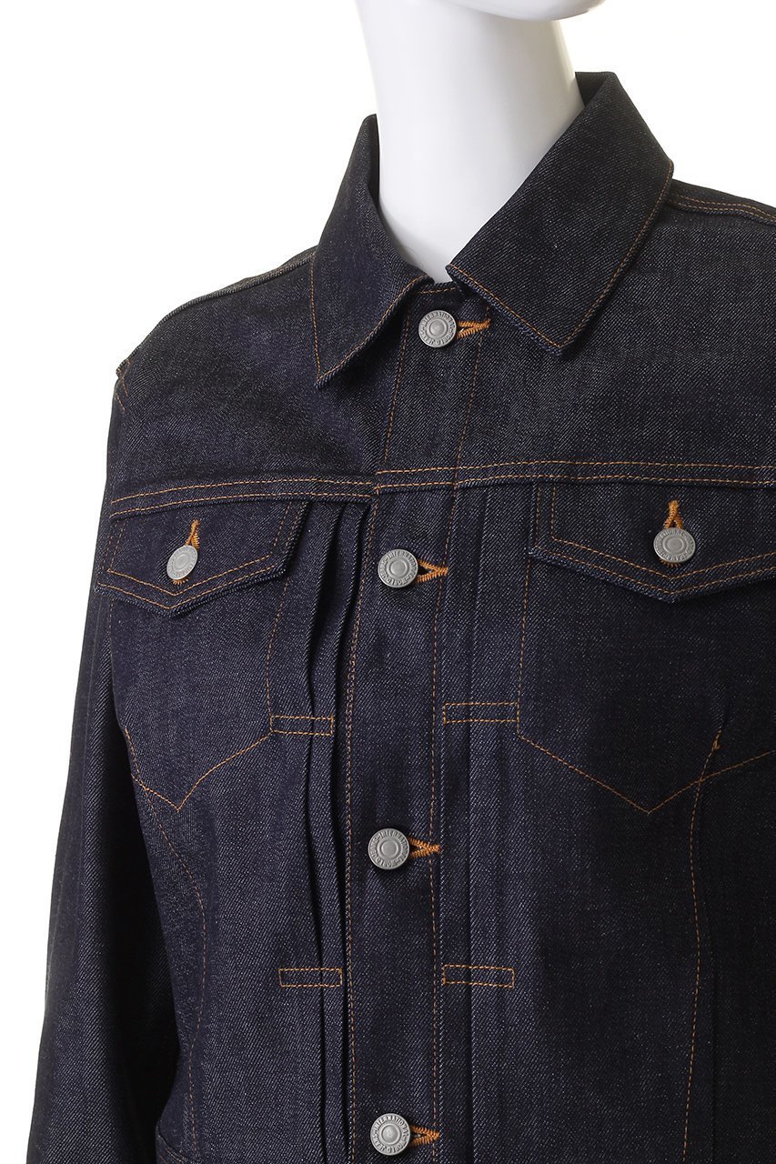 【ジェイドット/j.】のインディゴデニムジャケット 人気、トレンドファッション・服の通販 founy(ファニー) 　ファッション　Fashion　レディースファッション　WOMEN　アウター　Coat Outerwear　ジャケット　Jackets　デニムジャケット　Denim Jackets　インディゴ　Indigo　コンパクト　Compact　ジャケット　Jacket　デニム　Denim　フォルム　Form　other-5|ID: prp329100004045687 ipo3291000000031431559