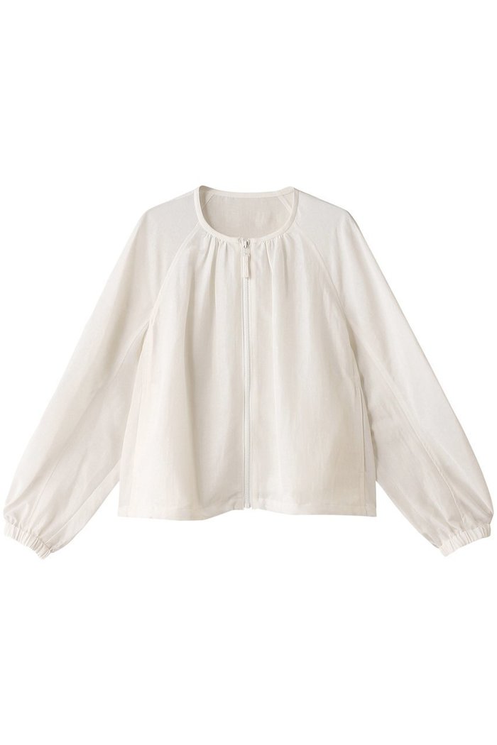 【ハウス オブ ロータス/HOUSE OF LOTUS】のナイアプレーンジップブルゾン インテリア・キッズ・メンズ・レディースファッション・服の通販 founy(ファニー) https://founy.com/ ファッション Fashion レディースファッション Fashion for Women アウター Coat / Outerwear Collection レディースジャケット・軽アウター Jackets ブルゾンジャケット・スポーティアウター Blouson Jackets ギャザー Gathered, Ruffled ショート Short, Short Length ジャケット Jacket, Outerwear スリーブ Sleeve, Long Sleeve / Short Sleeve バランス Balance, Style Balance ファブリック Fabric, Textile フェミニン Feminine, Girly ブルゾン Blouson, Bomber Jacket 夏 Summer |ID: prp329100004046380 ipo3291000000034952209