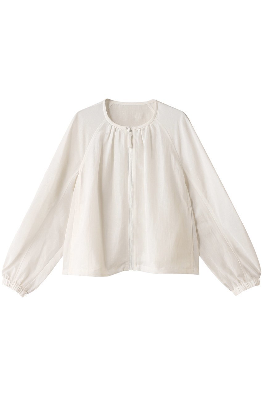 【ハウス オブ ロータス/HOUSE OF LOTUS】のナイアプレーンジップブルゾン 人気、トレンドファッション・服の通販 founy(ファニー) 　ファッション　Fashion　レディースファッション　Fashion for Women　アウター　Coat / Outerwear Collection　レディースジャケット・軽アウター　Jackets　ブルゾンジャケット・スポーティアウター　Blouson Jackets　ギャザー　Gathered, Ruffled　ショート　Short, Short Length　ジャケット　Jacket, Outerwear　スリーブ　Sleeve, Long Sleeve / Short Sleeve　バランス　Balance, Style Balance　ファブリック　Fabric, Textile　フェミニン　Feminine, Girly　ブルゾン　Blouson, Bomber Jacket　夏　Summer　 other-1|ID: prp329100004046380 ipo3291000000034952209