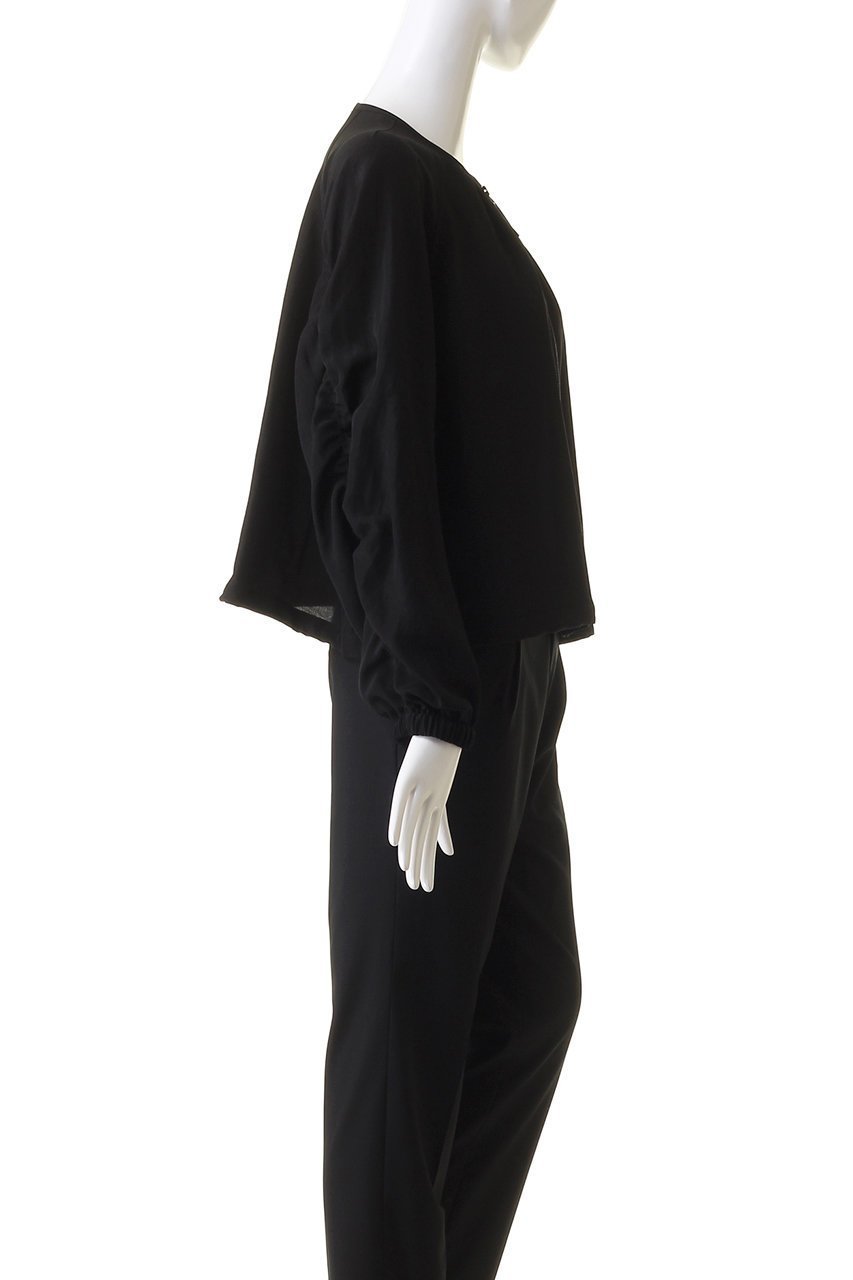 【ハウス オブ ロータス/HOUSE OF LOTUS】のナイアプレーンジップブルゾン 人気、トレンドファッション・服の通販 founy(ファニー) 　ファッション　Fashion　レディースファッション　Fashion for Women　アウター　Coat / Outerwear Collection　レディースジャケット・軽アウター　Jackets　ブルゾンジャケット・スポーティアウター　Blouson Jackets　ギャザー　Gathered, Ruffled　ショート　Short, Short Length　ジャケット　Jacket, Outerwear　スリーブ　Sleeve, Long Sleeve / Short Sleeve　バランス　Balance, Style Balance　ファブリック　Fabric, Textile　フェミニン　Feminine, Girly　ブルゾン　Blouson, Bomber Jacket　夏　Summer　other-3|ID: prp329100004046380 ipo3291000000034952217