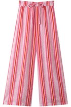 【エスゼット ブロックプリント/SZ Blockprints】のSUMMER PANTS SEASIDE STRIPE サマーイージーパンツ ピンク|ID: prp329100004046423 ipo3291000000027092556