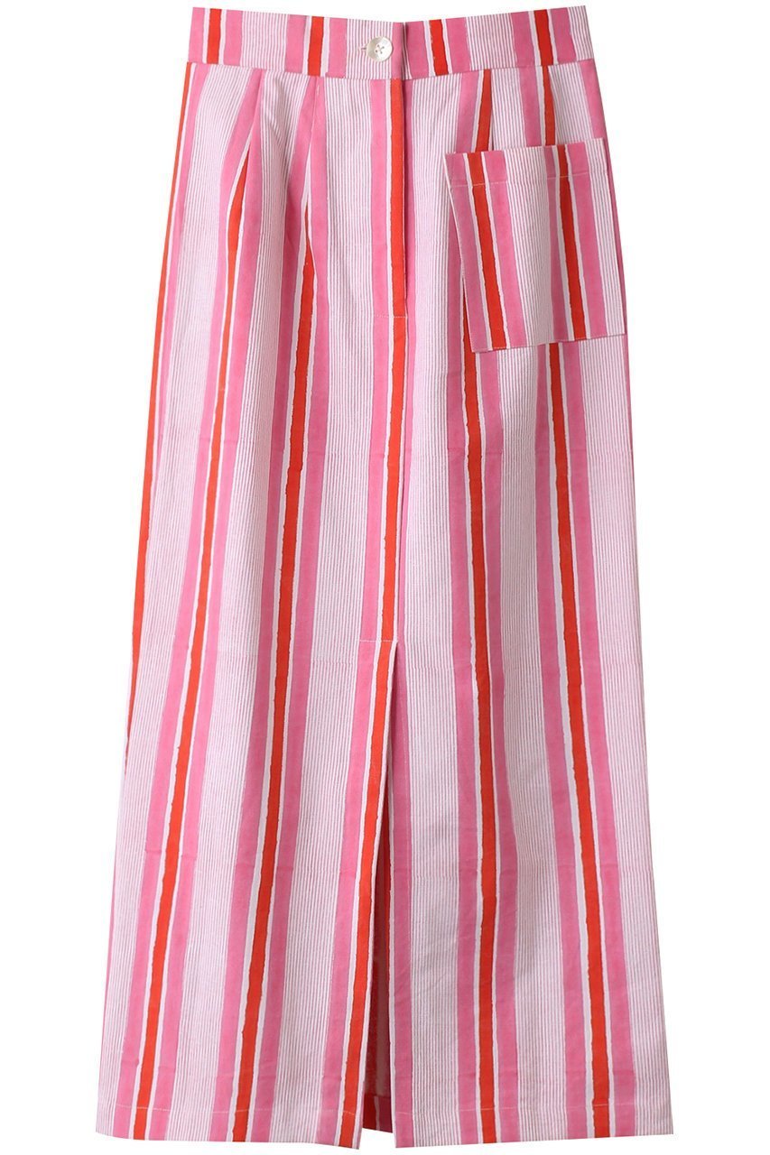 【エスゼット ブロックプリント/SZ Blockprints】の【日本別注】CANVAS SKIRT SEASIDE STRIPE キャンバススカート 人気、トレンドファッション・服の通販 founy(ファニー) 　ファッション　Fashion　レディースファッション　WOMEN　スカート　Skirt　キャンバス　Canvas　スタイリッシュ　Stylish　ストライプ　Stripe　ポケット　Pocket　別注　Special Order　 other-1|ID: prp329100004046428 ipo3291000000027092567