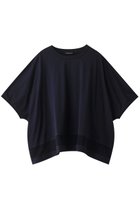 【ミズイロ インド/mizuiro ind】のmesh mix wide P/O プルオーバー navy|ID: prp329100004046437 ipo3291000000032905277
