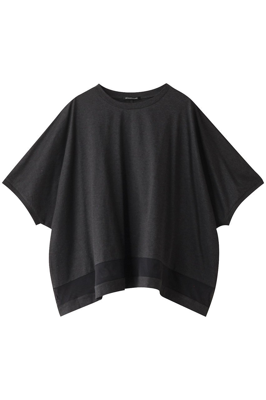 【ミズイロ インド/mizuiro ind】のmesh mix wide P/O プルオーバー インテリア・キッズ・メンズ・レディースファッション・服の通販 founy(ファニー) 　ファッション　Fashion　レディースファッション　Fashion for Women　トップス・カットソー　Cut & Sew Tops　シャツ・ブラウス・オフィスカジュアル　Elegant Blouses & Button-Ups　カジュアルプルオーバー・ニットトップス　Pullovers & Knit Tops / Casual Pullovers　おすすめ　Recommended / Our Picks　ショート　Short, Short Length　スリーブ　Sleeve, Long Sleeve / Short Sleeve　メッシュ　Mesh, Net Fabric　c.gray|ID: prp329100004046437 ipo3291000000032905280