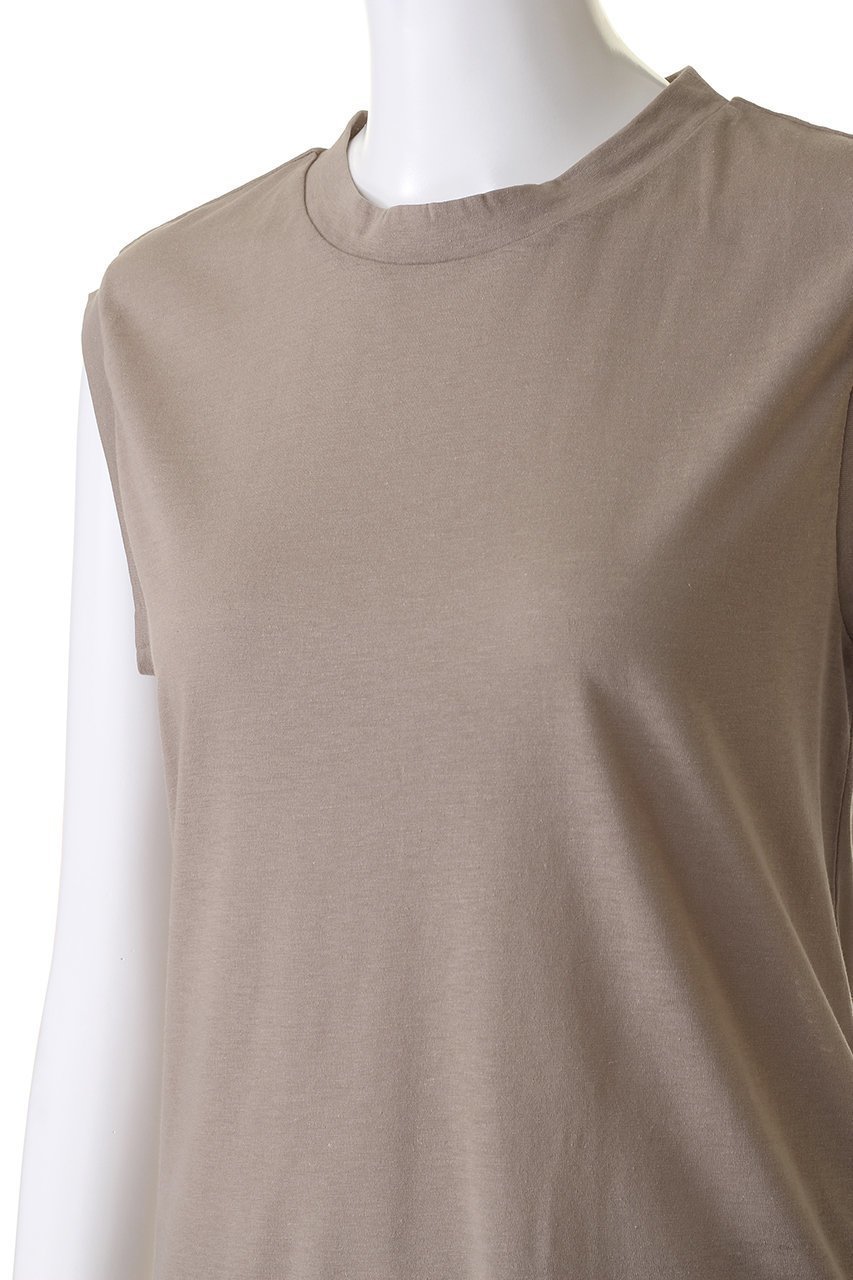 【プレインピープル/PLAIN PEOPLE】のスーピマリネンドライ天竺ノースリーブカットソー 人気、トレンドファッション・服の通販 founy(ファニー) 　ファッション　Fashion　レディースファッション　Fashion for Women　トップス・カットソー　Cut & Sew Tops　キャミソール&ノースリーブ　Camisoles & Sleeveless Tops　シャツ・ブラウス・オフィスカジュアル　Elegant Blouses & Button-Ups　ロングTシャツ・Tシャツ　Longline T-Shirts & Tees　カットソー・ベーシックTシャツ　Cut-and-Sewn Tops / Stretch Tees & Basics　インナー　Innerwear　キャミソール　Camisole, Spaghetti Strap Top　コンパクト　Compact, Small Size　シンプル　Simple, Minimal　タンク　Tank Top, Sleeveless Top　ファブリック　Fabric, Textile　ベーシック　Basic, Essential　エレガント 上品　Elegant　other-5|ID: prp329100004046440 ipo3291000000035791739