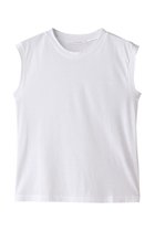 【プレインピープル/PLAIN PEOPLE】のスーピマリネンドライ天竺ノースリーブカットソー ホワイト|ID: prp329100004046440 ipo3291000000036830159