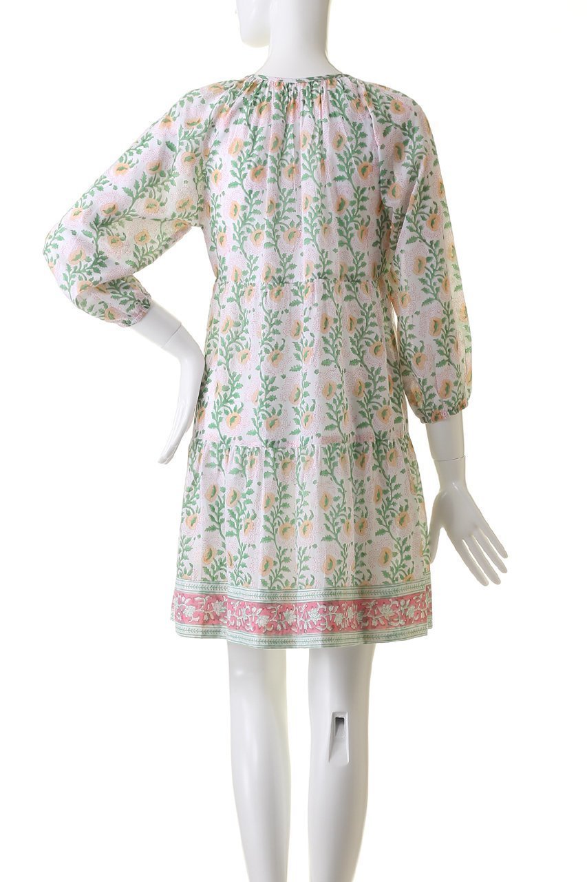 【エスゼット ブロックプリント/SZ Blockprints】のPRIYA DRESS ESSA ティアードチュニックワンピース 人気、トレンドファッション・服の通販 founy(ファニー) 　ファッション　Fashion　レディースファッション　Fashion for Women　ワンピース　Dresses　フォーマル・パーティードレス・結婚式用ドレス　Elegant & Casual Dresses　チュニック　Tunic Tops & Dresses　チュニック　Tunic, Long Top　ドレス　Dress, One-Piece　フェミニン　Feminine, Girly　リゾート　Resort, Vacation Style　リボン　Ribbon, Bow　リラックス　Relax, Relaxed Fit　水着　Swimsuit, Swimwear　other-4|ID: prp329100004046475 ipo3291000000032896420