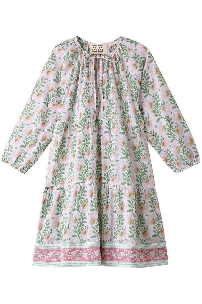 【エスゼット ブロックプリント/SZ Blockprints】のPRIYA DRESS ESSA ティアードチュニックワンピース インテリア・キッズ・メンズ・レディースファッション・服の通販 founy(ファニー) https://founy.com/ ファッション Fashion レディースファッション Fashion for Women ワンピース Dresses フォーマル・パーティードレス・結婚式用ドレス Elegant & Casual Dresses チュニック Tunic Tops & Dresses チュニック Tunic, Long Top ドレス Dress, One-Piece フェミニン Feminine, Girly リゾート Resort, Vacation Style リボン Ribbon, Bow リラックス Relax, Relaxed Fit 水着 Swimsuit, Swimwear |ID: prp329100004046475 ipo3291000000035737976