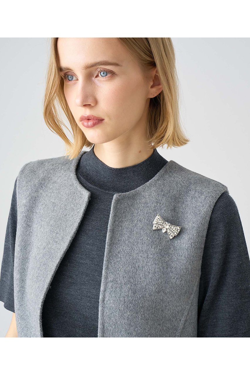 【アナイ/ANAYI】のリボンタイビジューブローチ 人気、トレンドファッション・服の通販 founy(ファニー) 　ファッション　Fashion　レディースファッション　WOMEN　おすすめ　Recommend　ガラス　Glass　シルバー　Silver　パール　Pearl　フォルム　Form　ブローチ　Brooch　モダン　Modern　モチーフ　Motif　リボン　Ribbon　再入荷　Restock/Back In Stock/Re Arrival　other-5|ID: prp329100004047349 ipo3291000000031429082
