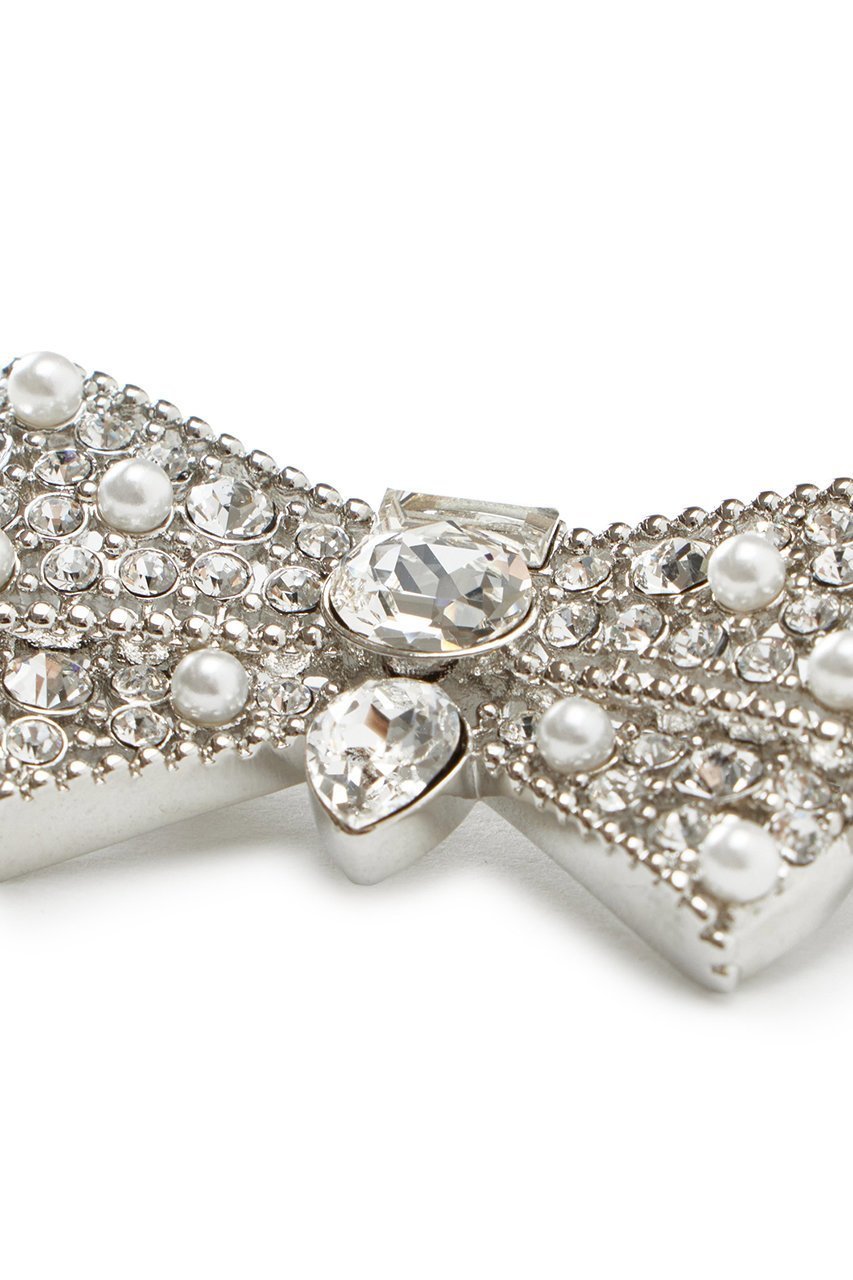 【アナイ/ANAYI】のリボンタイビジューブローチ 人気、トレンドファッション・服の通販 founy(ファニー) 　ファッション　Fashion　レディースファッション　Fashion for Women　おすすめ　Recommended / Our Picks　ガラス　Glass, Glassware　シルバー　Silver, Metallic Silver　パール　Pearl, Pearl Accent　フォルム　Silhouette, Form　ブローチ　Brooch, Pin Brooch　モダン　Modern, Contemporary　モチーフ　Motif, Design Theme　リボン　Ribbon, Bow　再入荷　Restock / Back in Stock　other-3|ID: prp329100004047349 ipo3291000000035051377