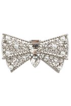 【アナイ/ANAYI】のリボンタイビジューブローチ シルバー|ID: prp329100004047349 ipo3291000000035639624