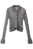 【メゾンスペシャル/MAISON SPECIAL】のSheer Knit Shirt/シアーニットシャツ 人気、トレンドファッション・服の通販 founy(ファニー) ファッション Fashion レディースファッション Fashion for Women トップス・カットソー Cut & Sew Tops ニット Knit Tops & Sweaters シャツ・ブラウス・オフィスカジュアル Elegant Blouses & Button-Ups ロングTシャツ・Tシャツ Longline T-Shirts & Tees カジュアルプルオーバー・ニットトップス Pullovers & Knit Tops / Casual Pullovers おすすめ Recommended / Our Picks インナー Innerwear キャミソール Camisole, Spaghetti Strap Top コンパクト Compact, Small Size シアー Sheer, See-Through メッシュ Mesh, Net Fabric thumbnail GRY(グレー)|ID: prp329100004047369 ipo3291000000032915165