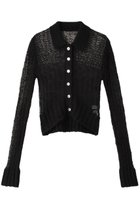 【メゾンスペシャル/MAISON SPECIAL】のSheer Knit Shirt/シアーニットシャツ 人気、トレンドファッション・服の通販 founy(ファニー) ファッション Fashion レディースファッション Fashion for Women トップス・カットソー Cut & Sew Tops ニット Knit Tops & Sweaters シャツ・ブラウス・オフィスカジュアル Elegant Blouses & Button-Ups ロングTシャツ・Tシャツ Longline T-Shirts & Tees カジュアルプルオーバー・ニットトップス Pullovers & Knit Tops / Casual Pullovers おすすめ Recommended / Our Picks インナー Innerwear キャミソール Camisole, Spaghetti Strap Top コンパクト Compact, Small Size シアー Sheer, See-Through メッシュ Mesh, Net Fabric thumbnail BLK(ブラック)|ID: prp329100004047369 ipo3291000000032915173