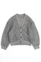 【メゾンスペシャル/MAISON SPECIAL】のTulle Layered Low Gauge Reversible Knit Cardigan/チュールレイヤーローゲージリバーシブルニットカーディガン GRY(グレー)|ID: prp329100004047371 ipo3291000000027113487