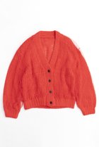 【メゾンスペシャル/MAISON SPECIAL】のTulle Layered Low Gauge Reversible Knit Cardigan/チュールレイヤーローゲージリバーシブルニットカーディガン RED(レッド)|ID: prp329100004047371 ipo3291000000027113490