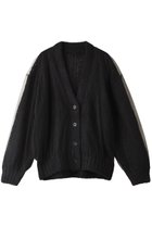 【メゾンスペシャル/MAISON SPECIAL】のTulle Layered Low Gauge Reversible Knit Cardigan/チュールレイヤーローゲージリバーシブルニットカーディガン 人気、トレンドファッション・服の通販 founy(ファニー) ファッション Fashion レディースファッション Fashion for Women トップス・カットソー Cut & Sew Tops ニット Knit Tops & Sweaters カーディガン・羽織り Layered Style Cardigans カーディガン Cardigan, Knitwear ギャザー Gathered, Ruffled チュール Tulip, Tulip Motif 手編み Hand-Knitted, Handmade Knit フェミニン Feminine, Girly リバーシブル Reversible, Two-Sided thumbnail BLK(ブラック)|ID: prp329100004047371 ipo3291000000032914766