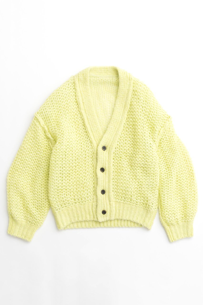 【メゾンスペシャル/MAISON SPECIAL】のTulle Layered Low Gauge Reversible Knit Cardigan/チュールレイヤーローゲージリバーシブルニットカーディガン 人気、トレンドファッション・服の通販 founy(ファニー) 　ファッション　Fashion　レディースファッション　Fashion for Women　トップス・カットソー　Cut & Sew Tops　ニット　Knit Tops & Sweaters　カーディガン・羽織り　Layered Style Cardigans　カーディガン　Cardigan, Knitwear　ギャザー　Gathered, Ruffled　チュール　Tulip, Tulip Motif　手編み　Hand-Knitted, Handmade Knit　フェミニン　Feminine, Girly　リバーシブル　Reversible, Two-Sided　other-2|ID: prp329100004047371 ipo3291000000032914803